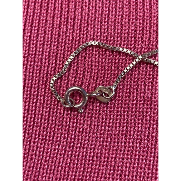 Vintage Y2K Necklace 2000s Silver Lock Pendant Punk Edgy Hipster Glam Retro - Picture 4 of 5